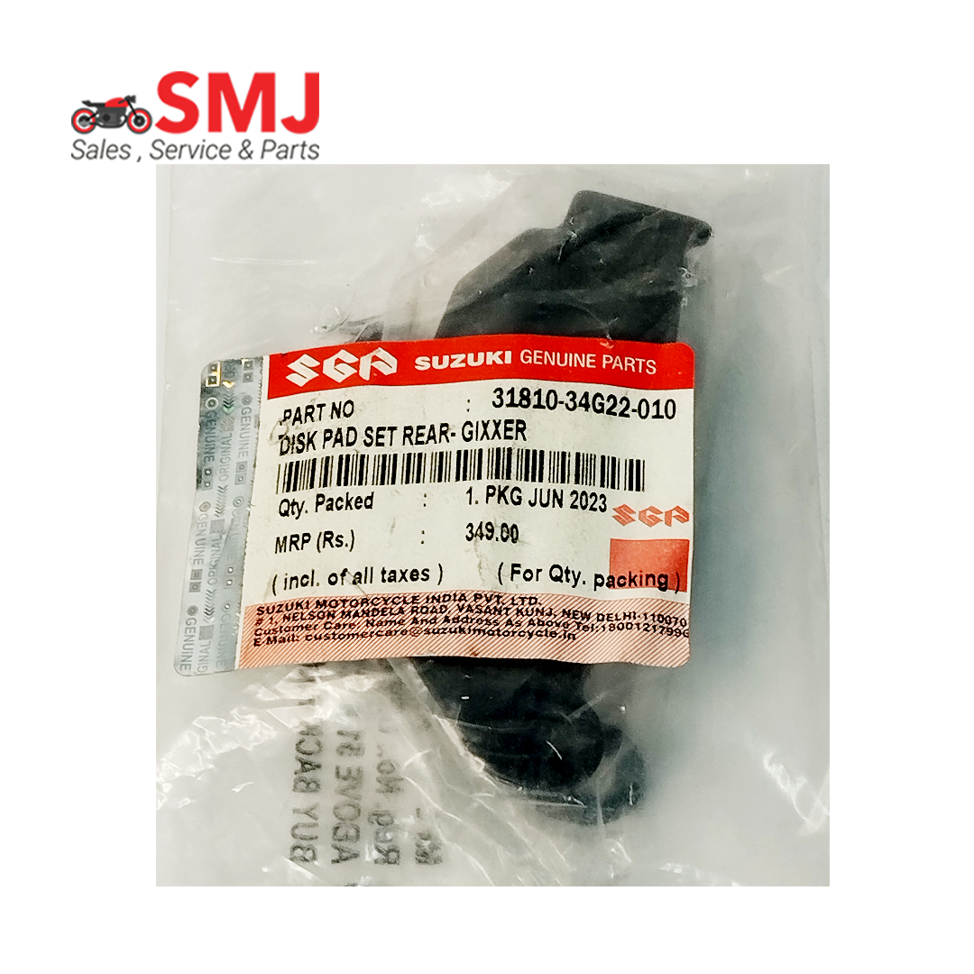 Gixxer Rear Brake Pad Gixxer Rear Brake Pad