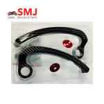Universal Lever Protector Hand Guard For All Bike Black & Red