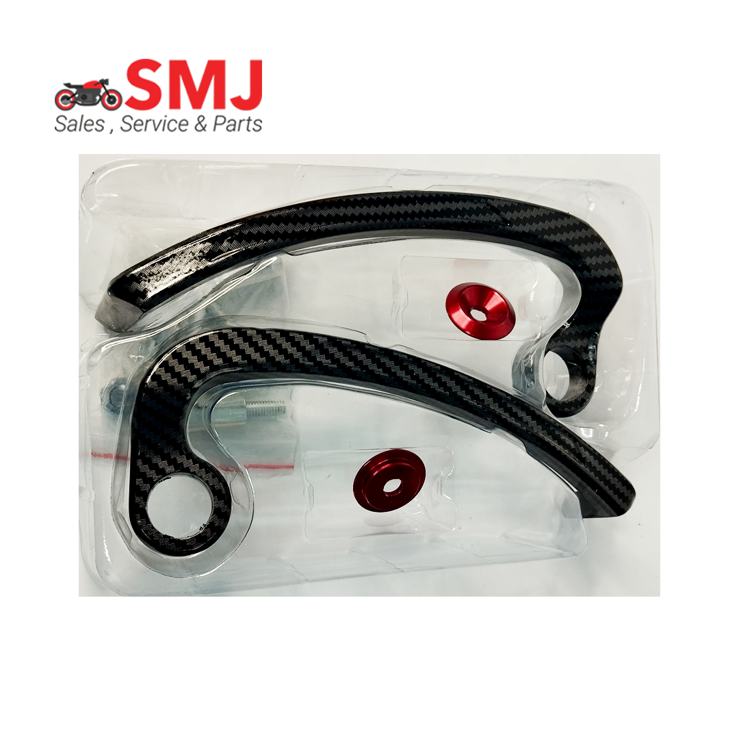 Universal Lever Protector Hand Guard For All Bike Black & Red Universal Lever Protector Hand Guard For All Bike Black & Red