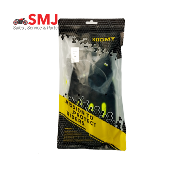 High Quality Suomy Full Finger Hand Gloves With Touch Screen-Black And Yellow