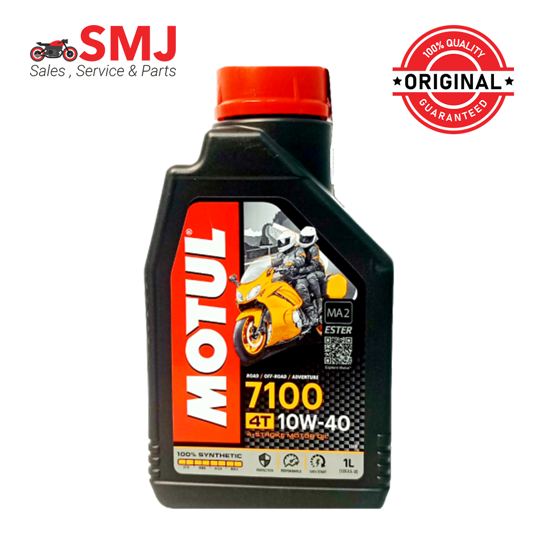 Motul 7100 10W40 Full Synthetic Motorcycle Engine Oil – Made in France Motul 7100 10W40 Full Synthetic Motorcycle Engine Oil – Made in India